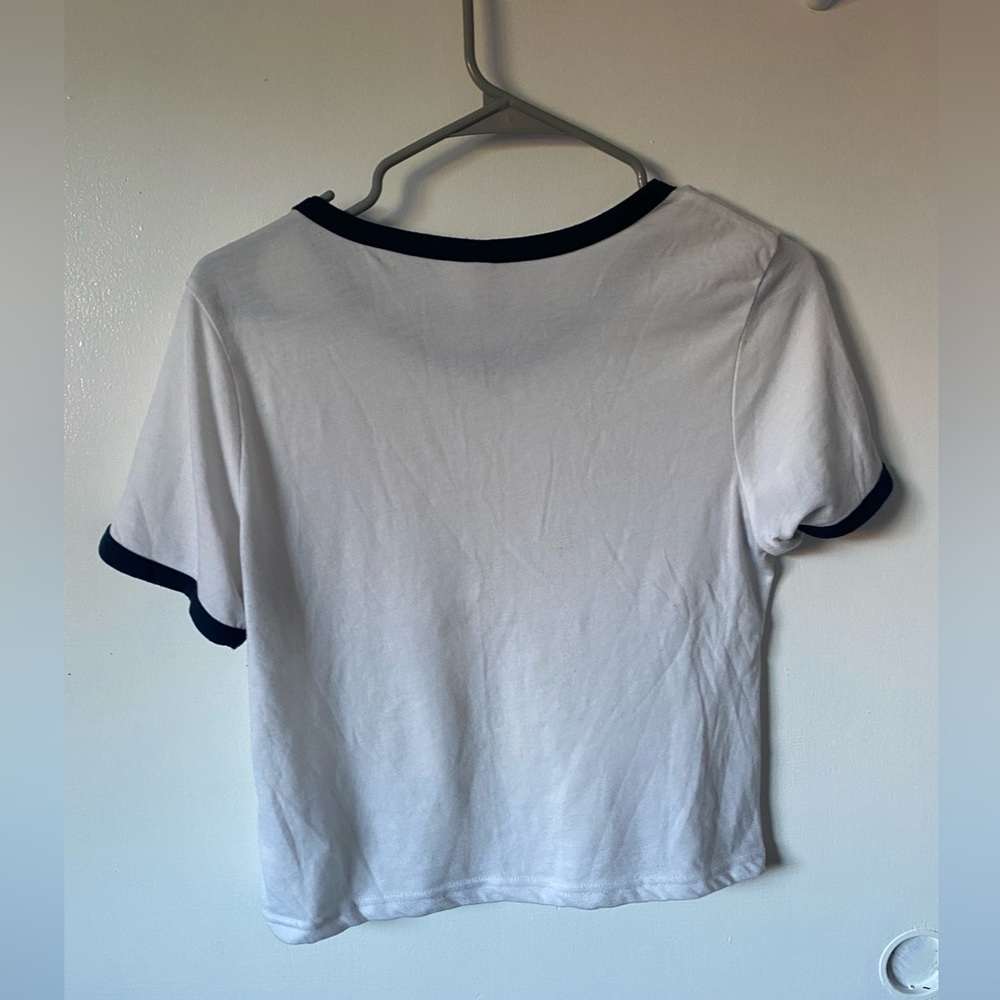 🔵 H&M Cropped Ringer Tee - Picture 6 of 6